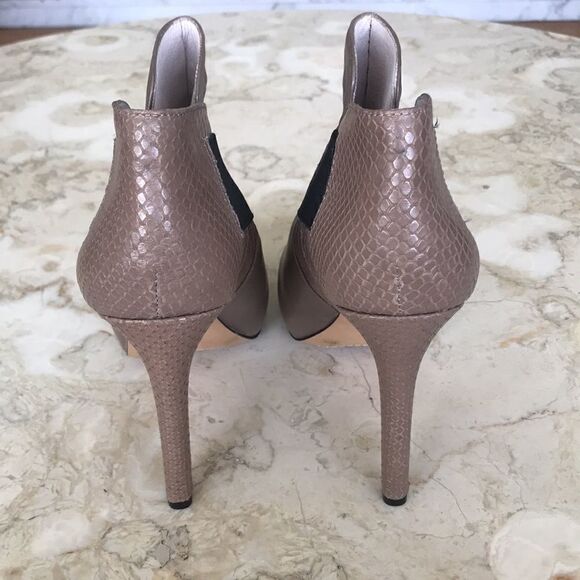 Vince Camuto Leather Hidden Platform Heel Booties - Picture 4 of 10